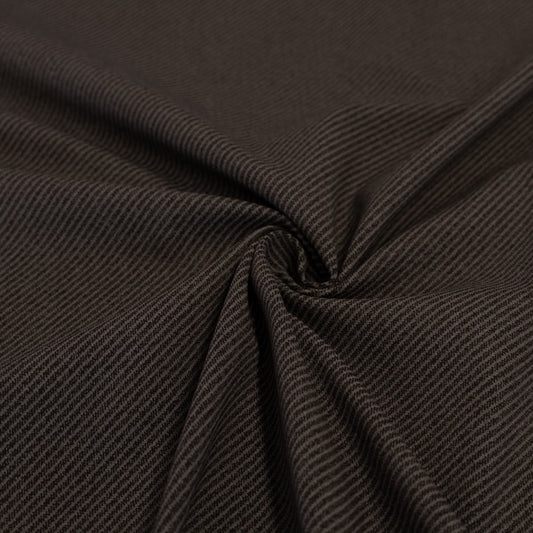 Romanitjersey mit Diagonalmuster – Braun – Toptex Stoff