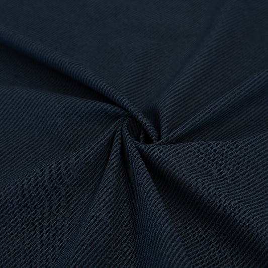 Romanitjersey mit Diagonalmuster – Marine – Toptex Stoff