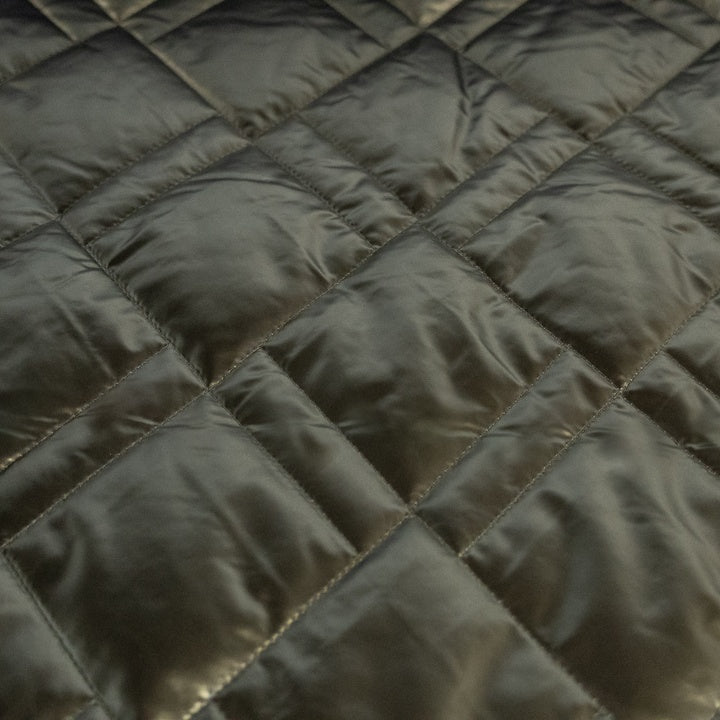 Steppstoff – Grün metallic – Toptex Stoff