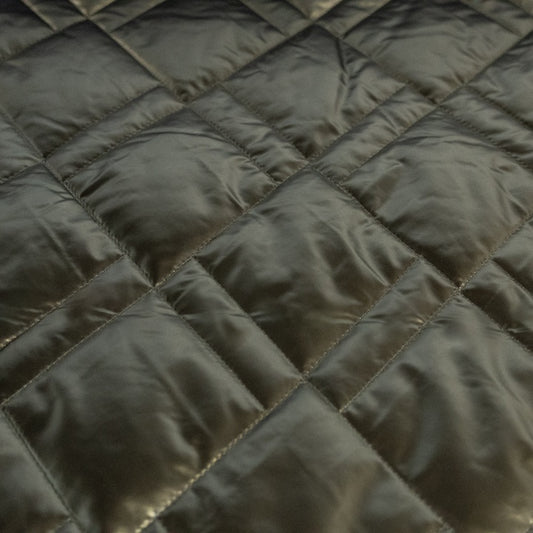 Steppstoff – Grün metallic – Toptex Stoff
