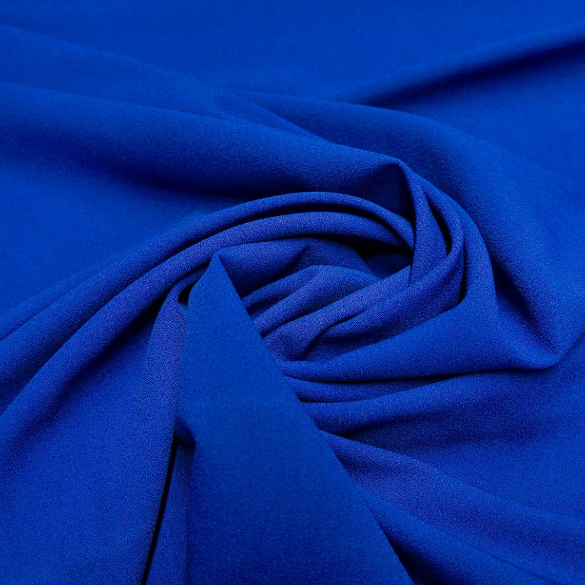 Viskose-Crêpe Stretch – Royalblau – Toptex Stoff