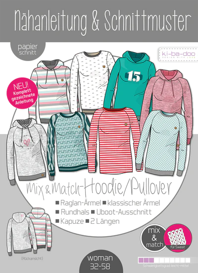 Mix & Match - Hoodie / Pullover für Damen